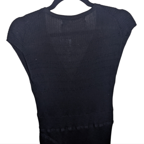 NWT Anthropologie Black Midi Sweater Dress – Size M 🖤 - Picture 8 of 11